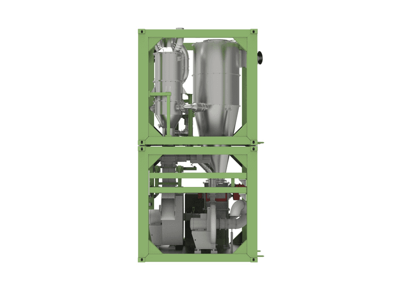 AeroSeparator (SAS) for Rigid flakes